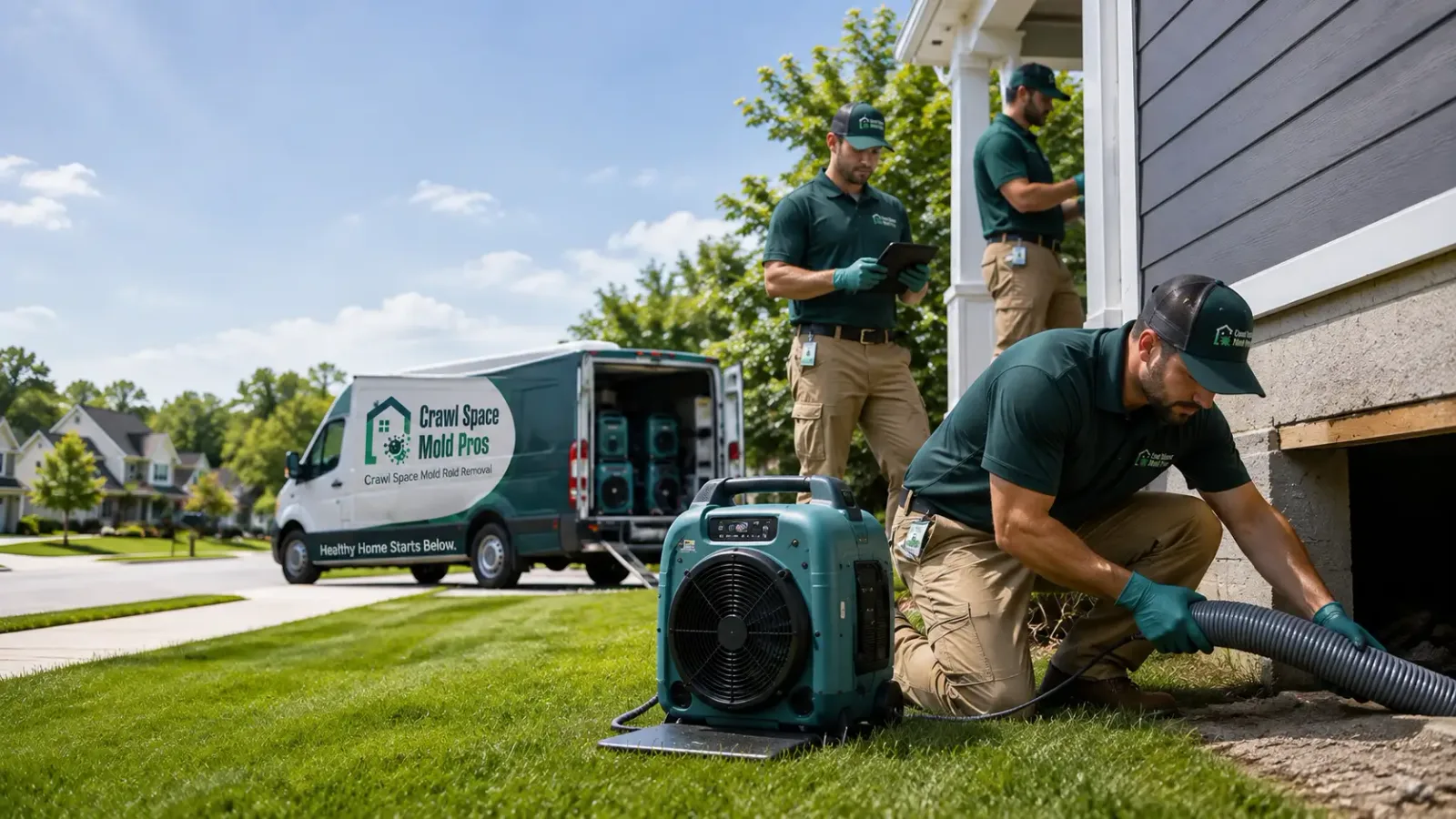 Crawl Space Mold Removal in Hannastown, PA